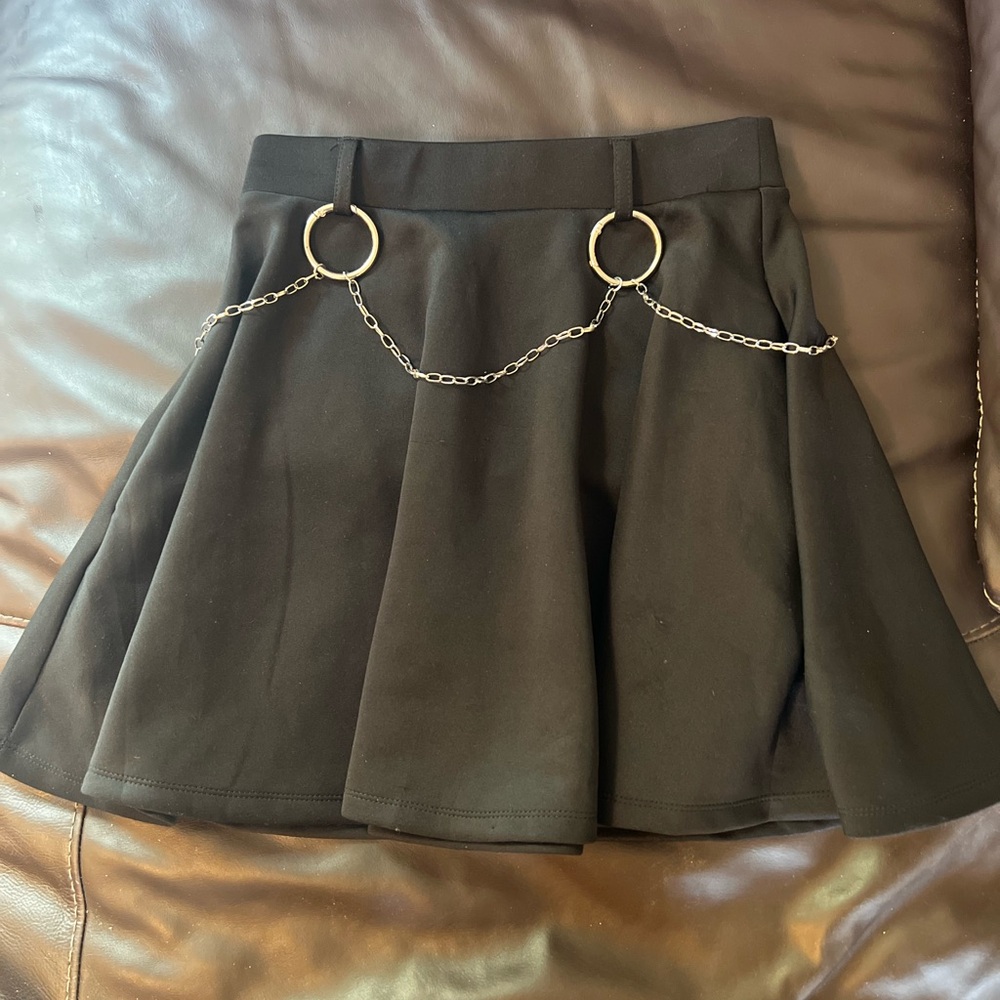 Hot topic Black Chain Skirt